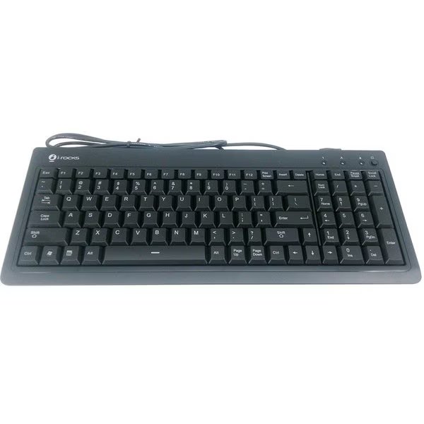 Irocks Blue Led Back-Light Black, Global Silicon Electronics, Mfr#: KR-6820E-BK